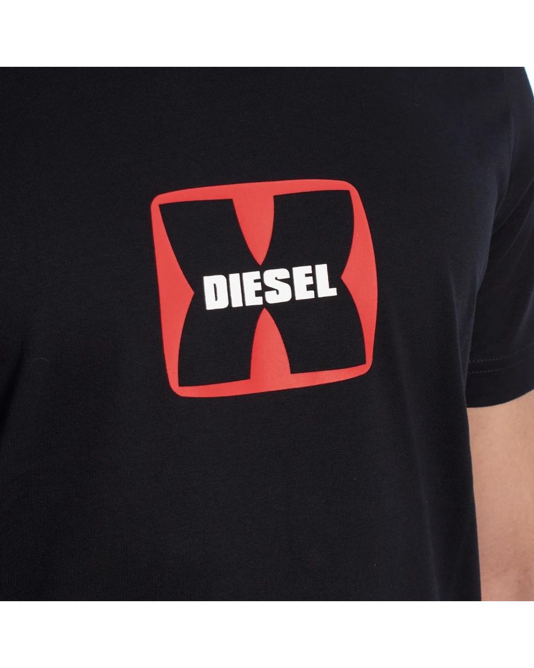 DIESEL Black T-Shirts for men