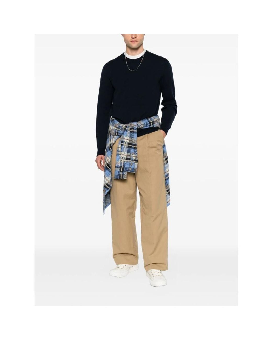 Guest In Residence Black Round-Neck Knitwear for men