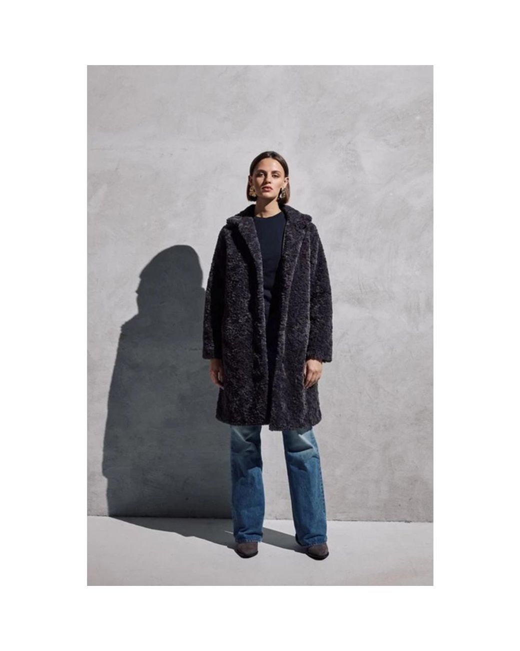 Notyz Black Faux Fur & Shearling Jackets