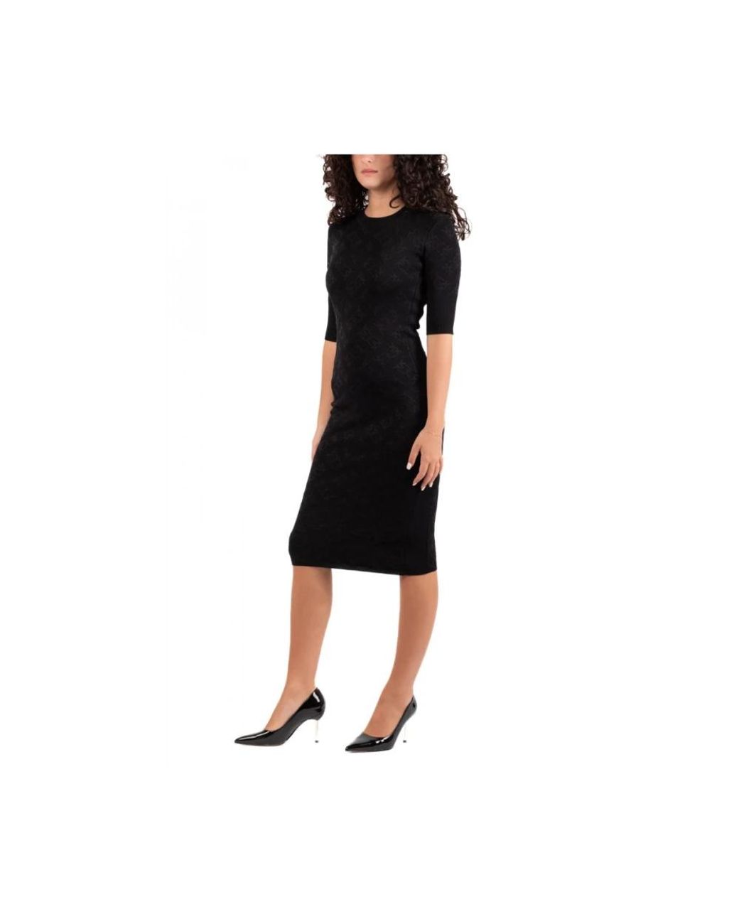 Pinko Black Midi Dresses