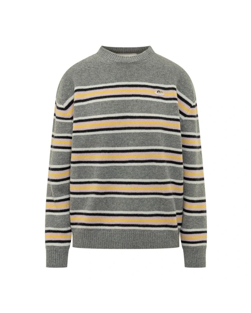 Fiorucci Gray Round-Neck Knitwear