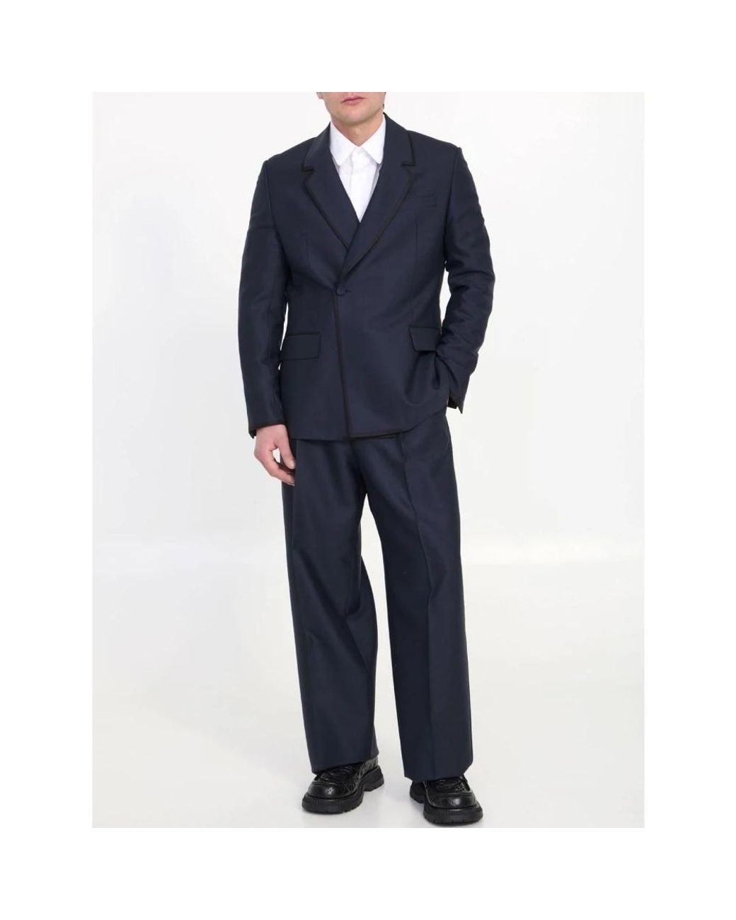 Dior Blue Suit Trousers for men