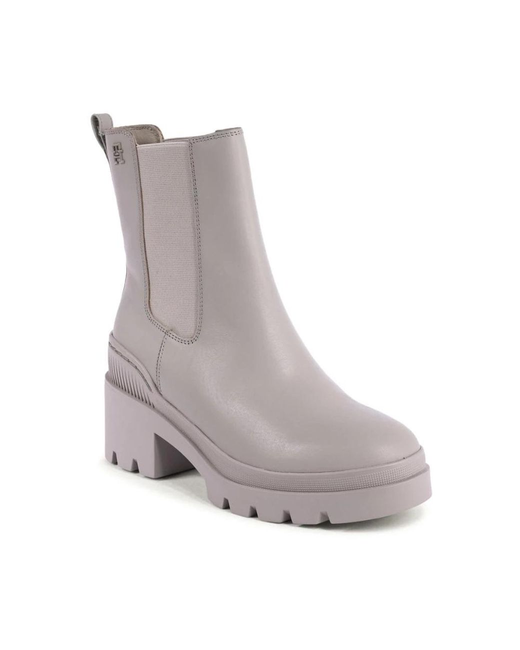 Tommy Hilfiger Gray Heeled Boots