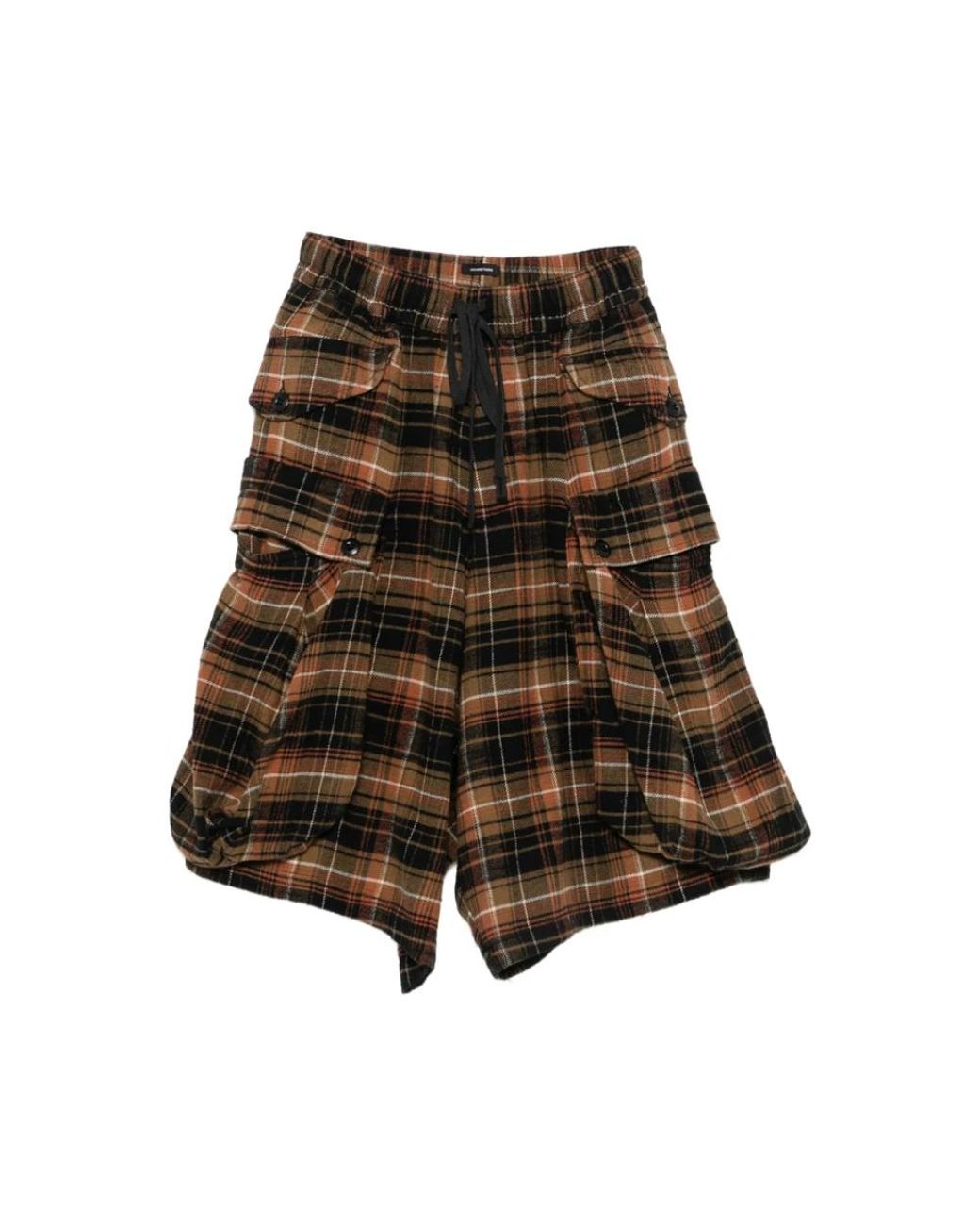 R13 Brown Short Shorts
