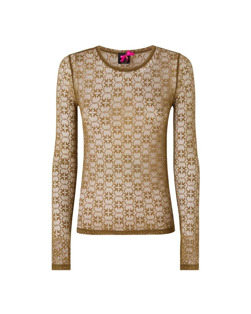 Pinko Brown Long Sleeve T-Shirts