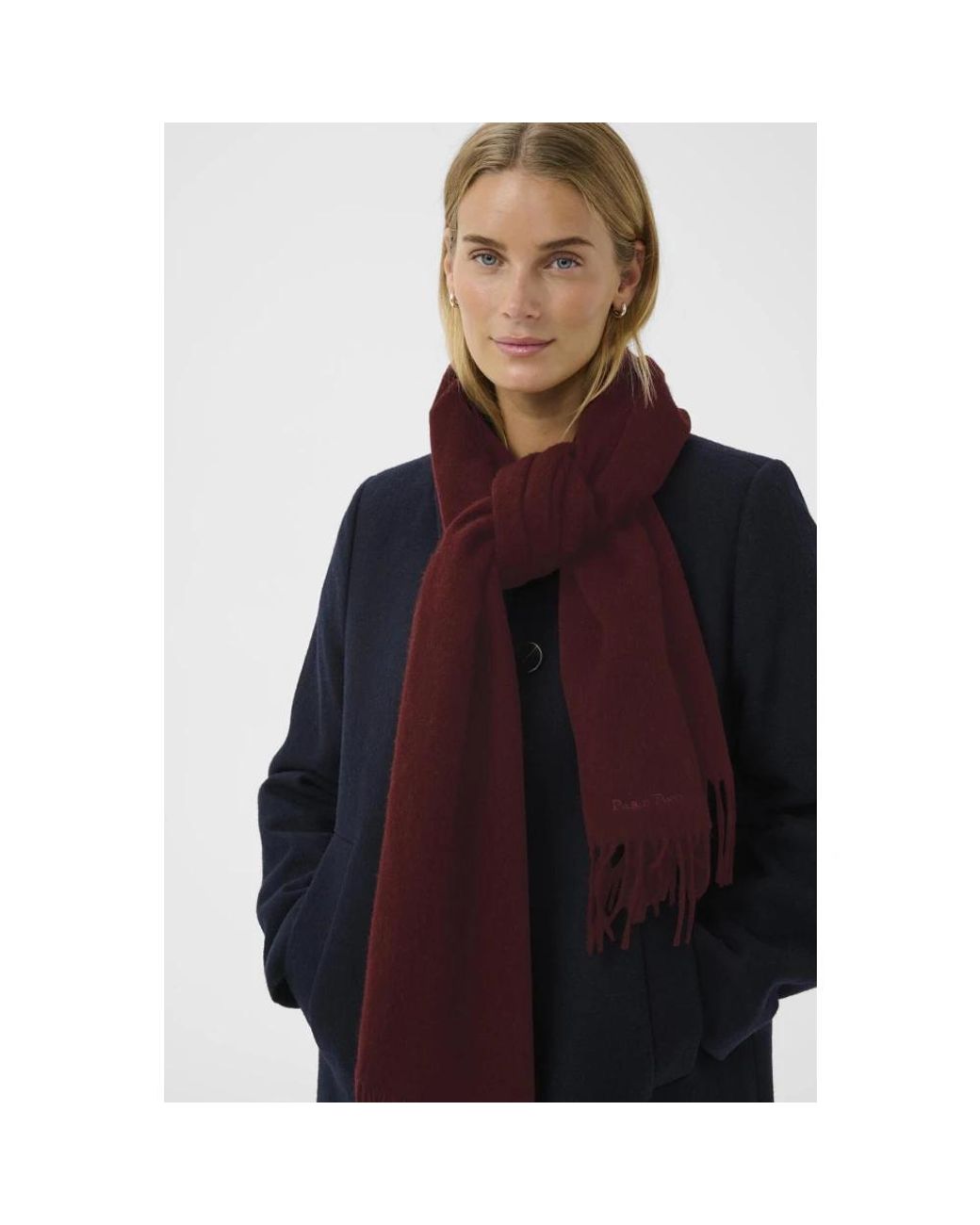 Winter Scarves Part Two de color Red