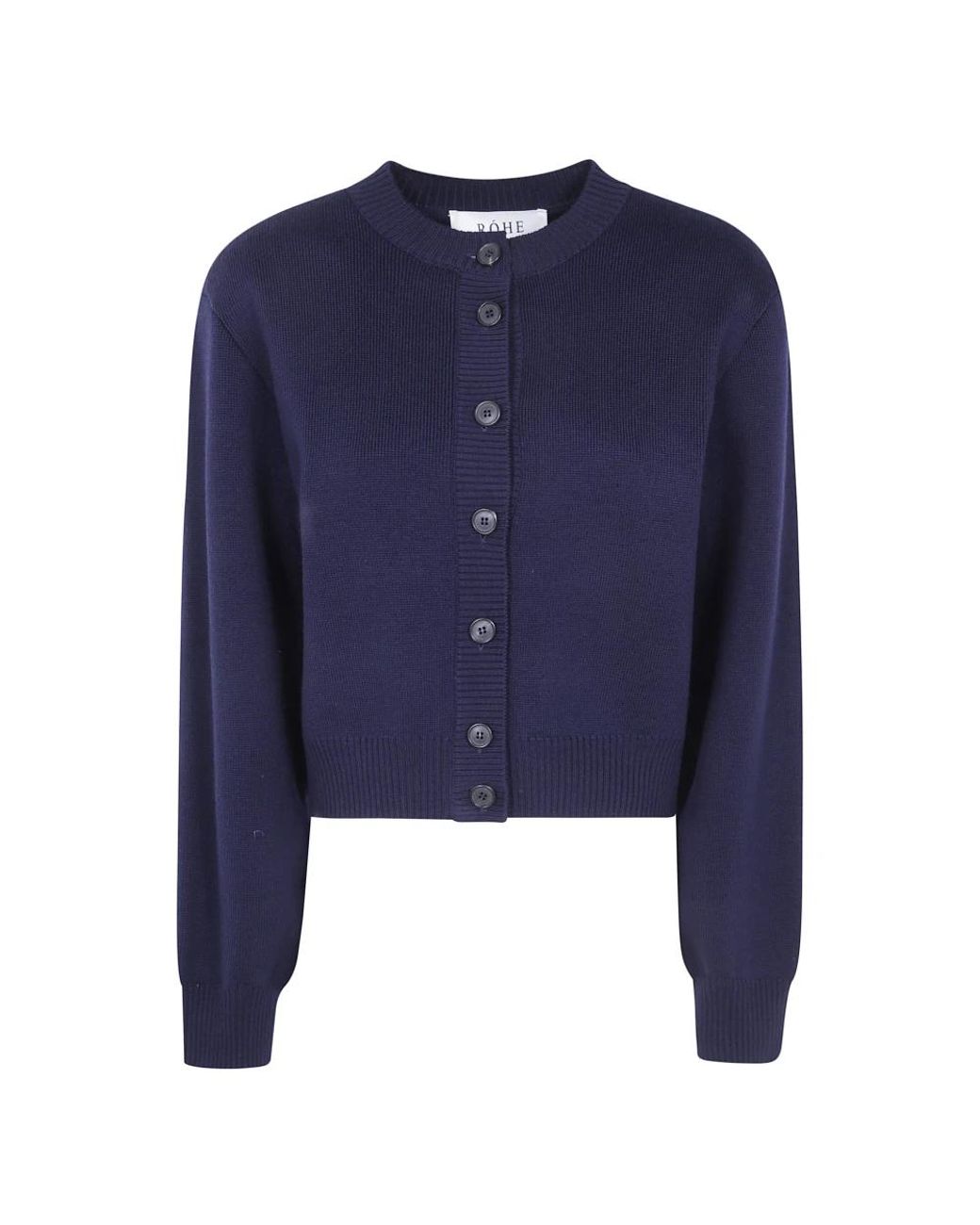 Rohe Statement Shoulder Cardigan in het Blue