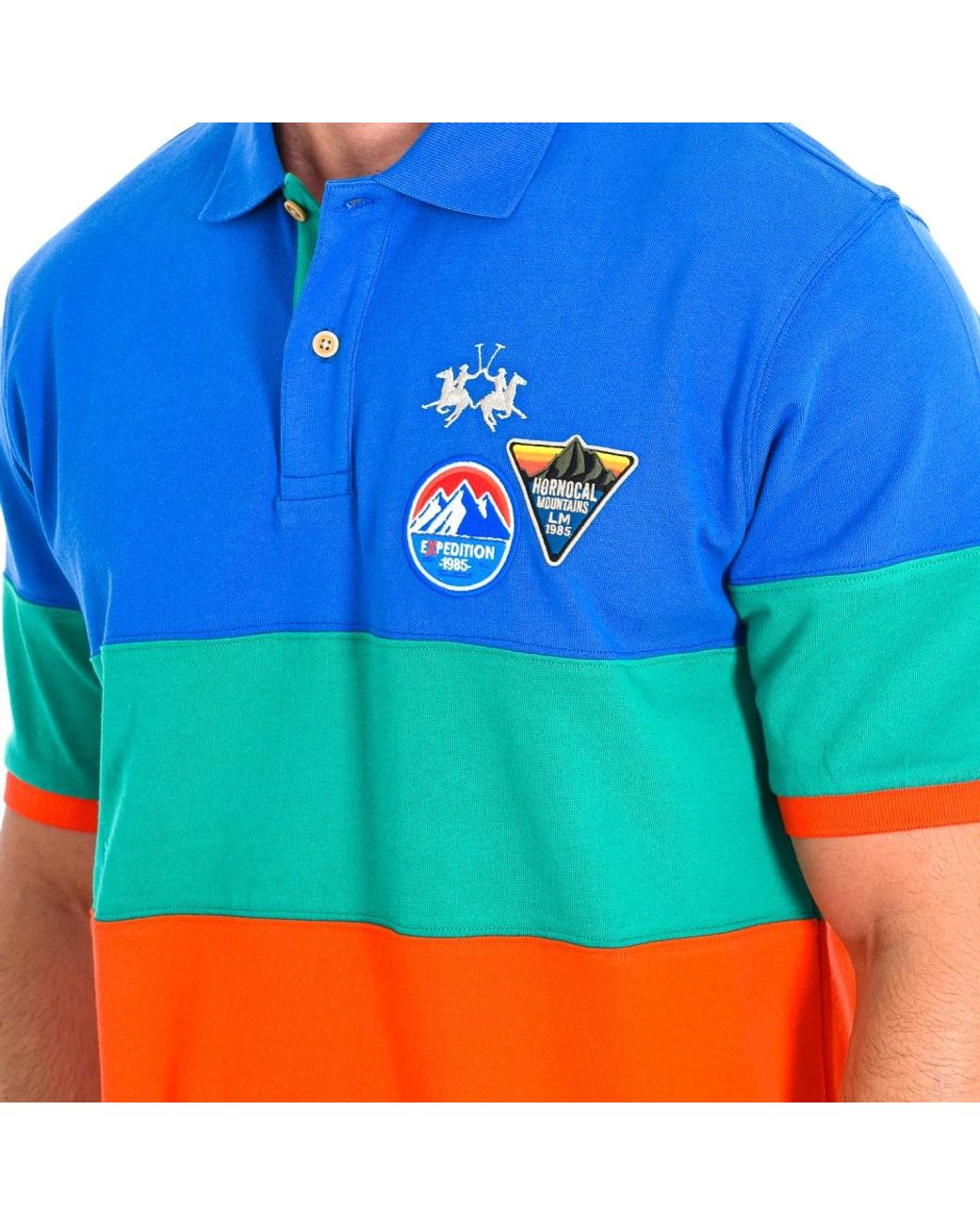 La Martina Red Polo Shirts for men