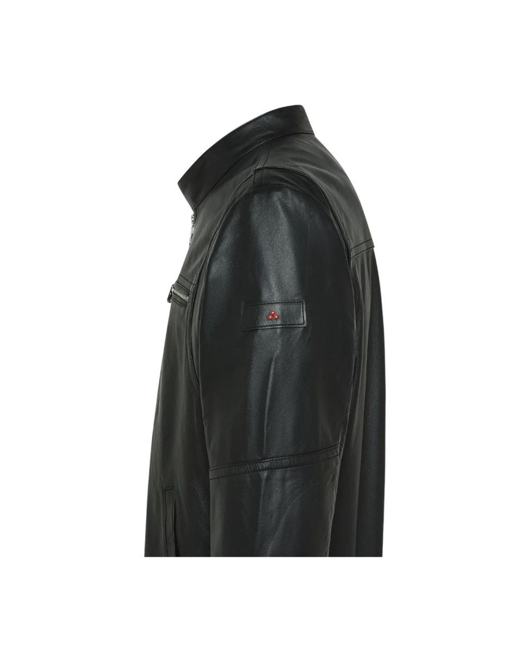 Peuterey Black Leather Jackets for men