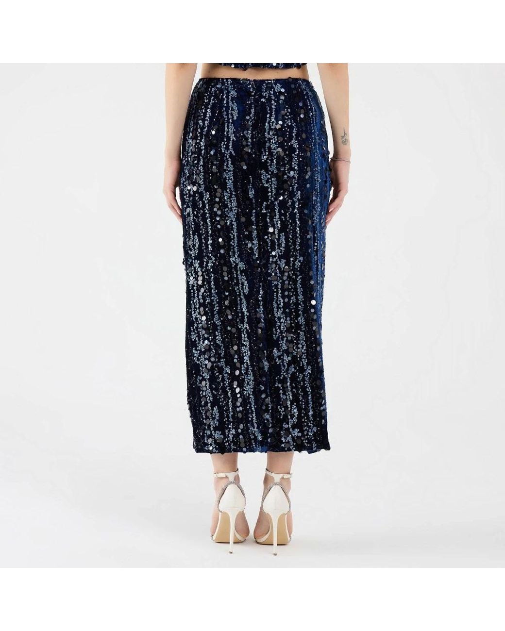 Sabina Musayev Blue Maxi Skirts