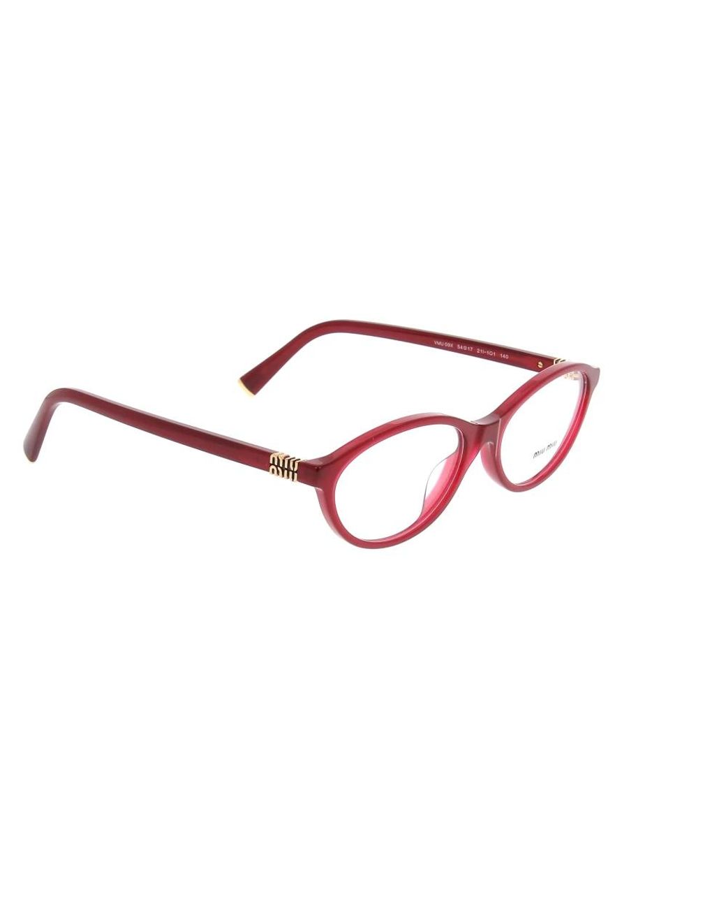 Miu Miu Red Glasses