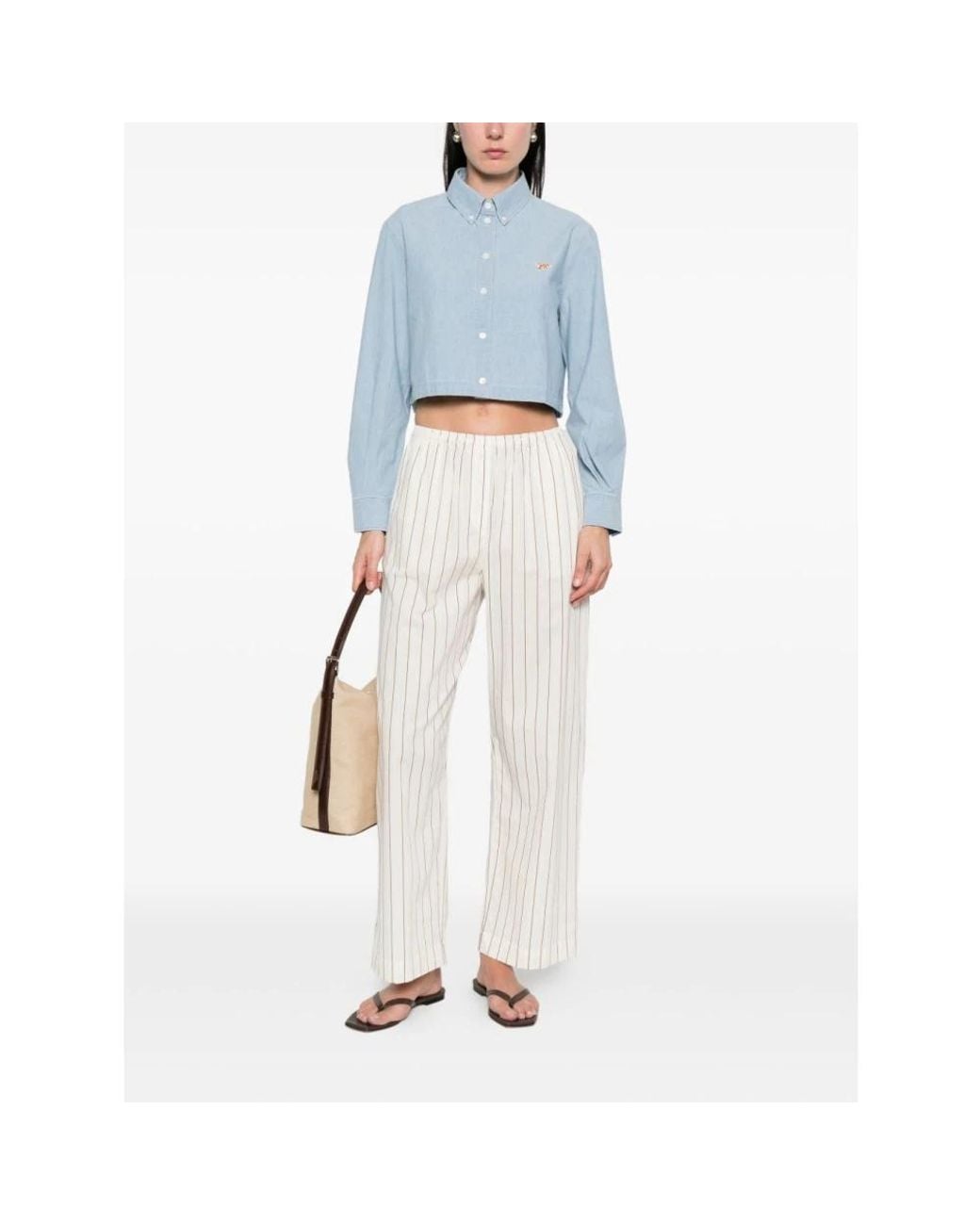 Maison Kitsuné Blue Shirts