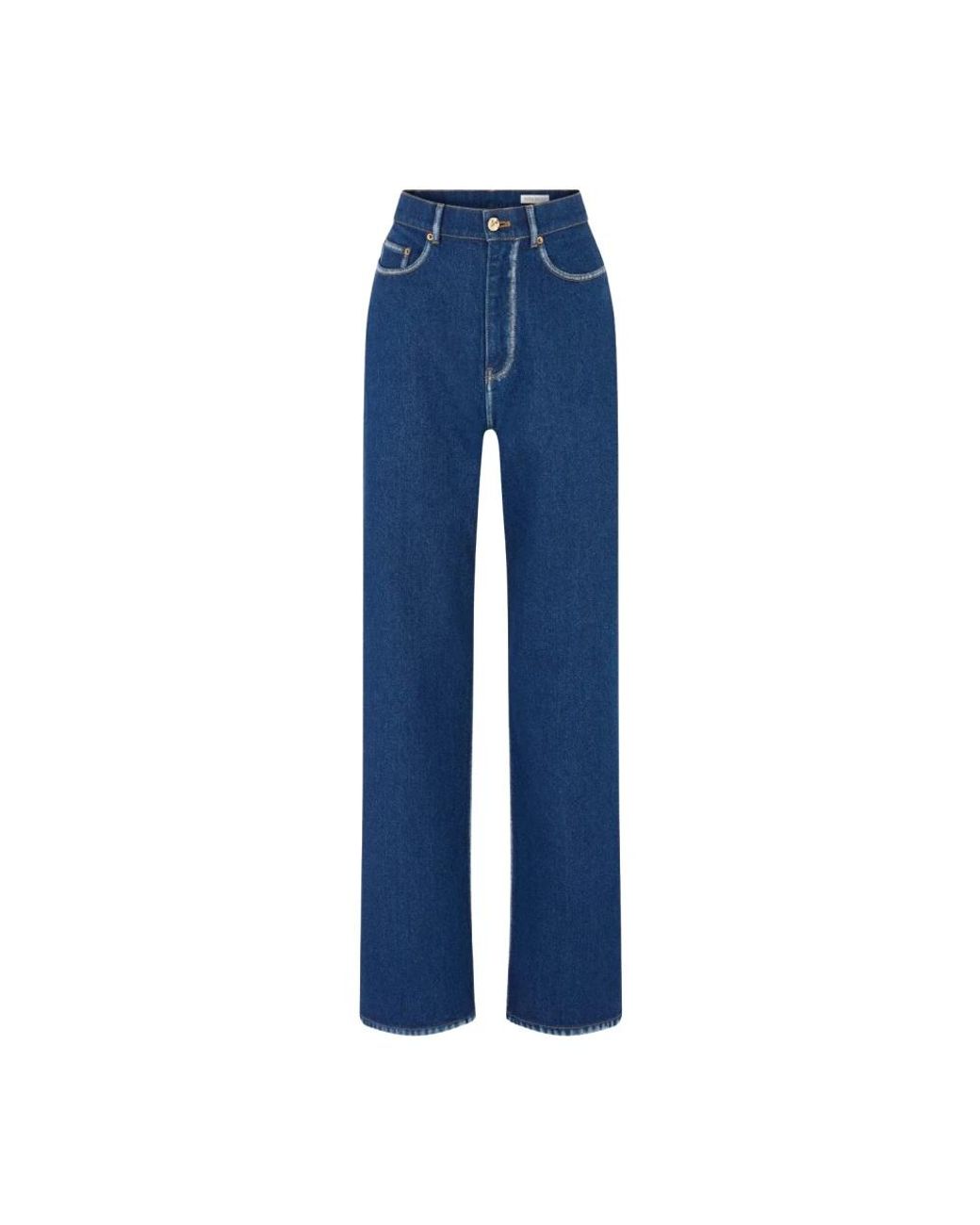 Nina Ricci Blue Straight Fit Jeans