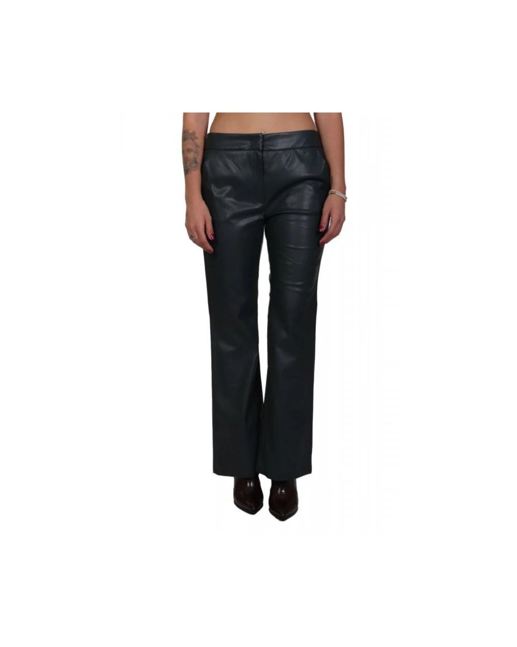 Marella Black Wide Trousers