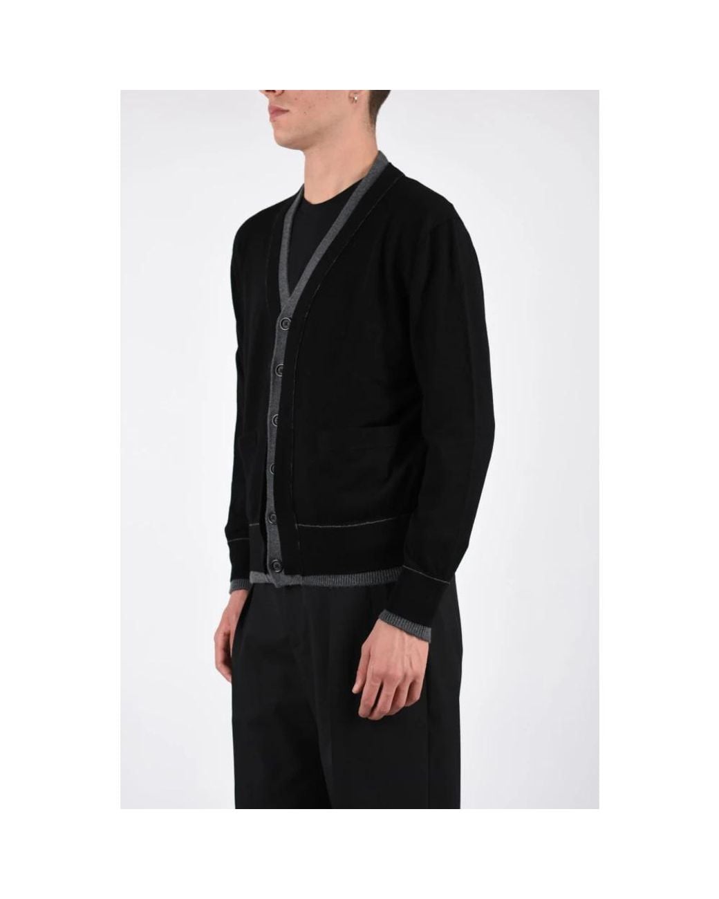 Cardigans Paolo Pecora pour homme en coloris Black