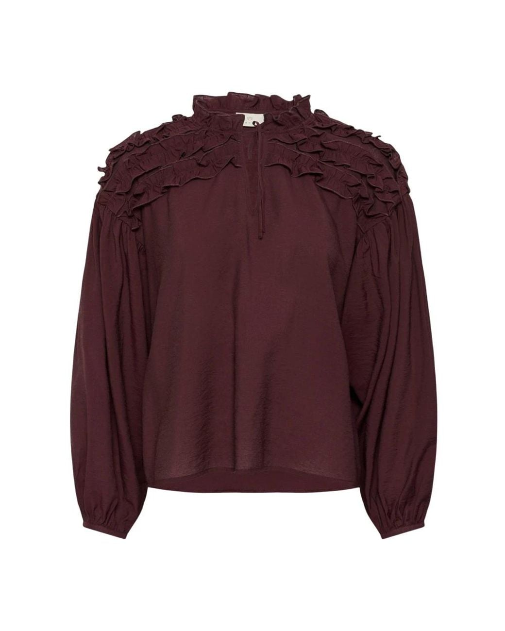 Kaffe Purple Anja Bluse