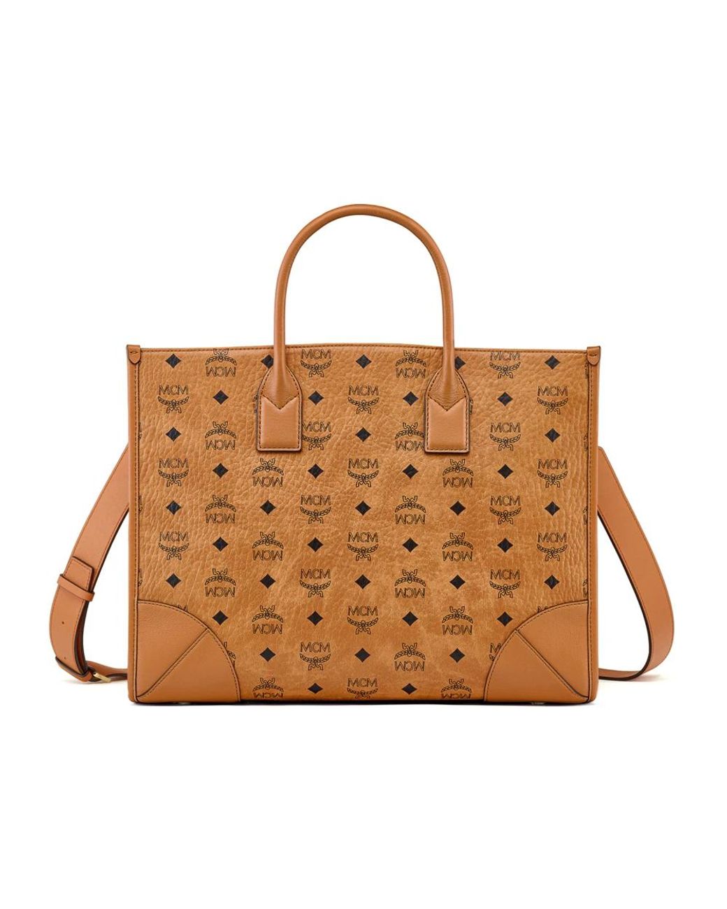 MCM Large Visetos Tote in het Brown