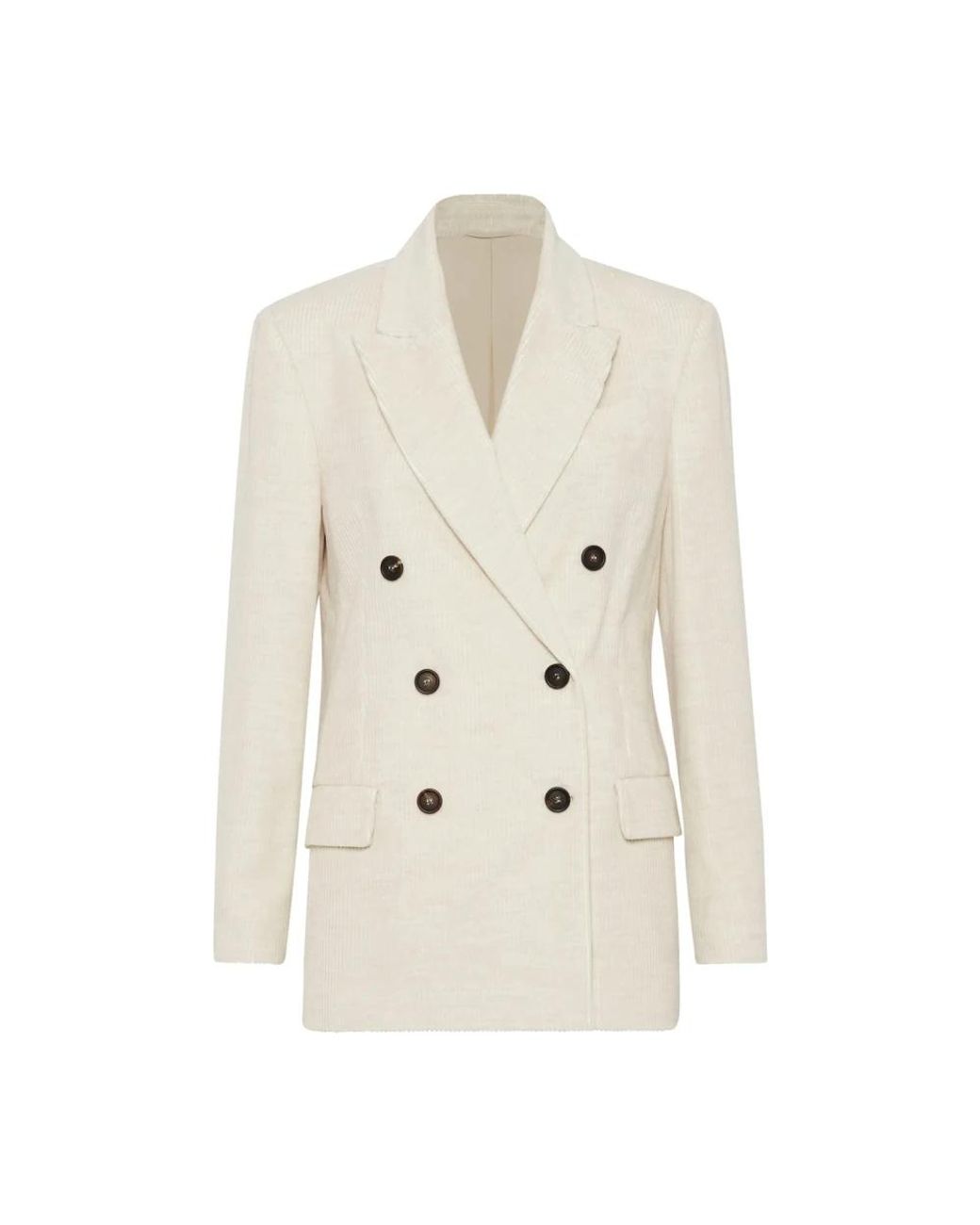 Brunello Cucinelli Natural Blazers