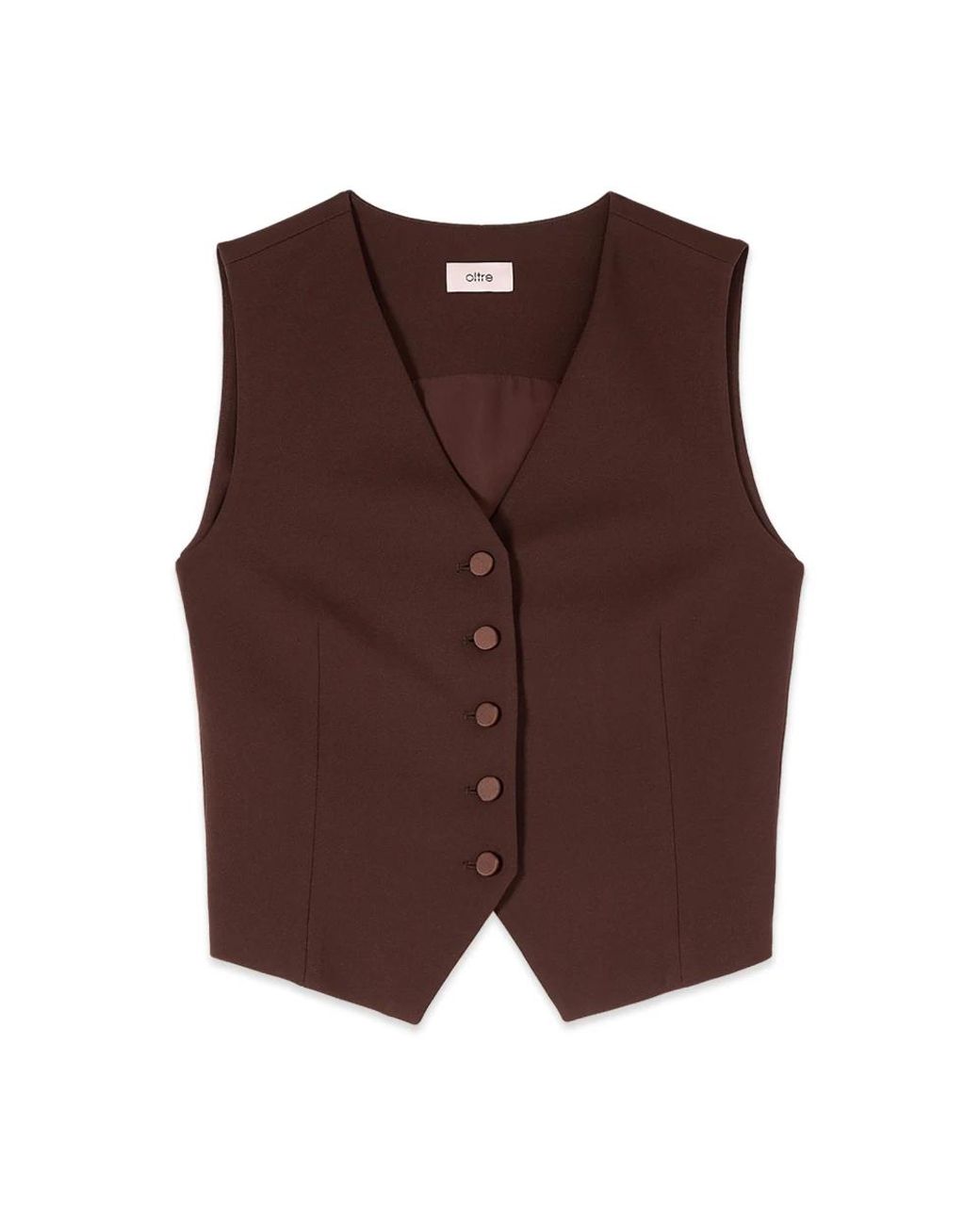 Suit Vests Oltre en coloris Brown