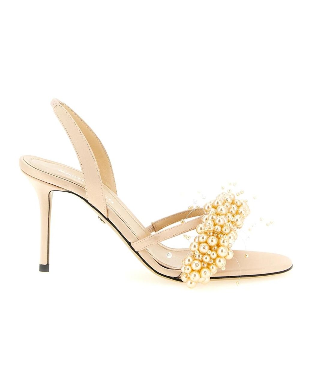 Mach & Mach Metallic High Heel Sandals