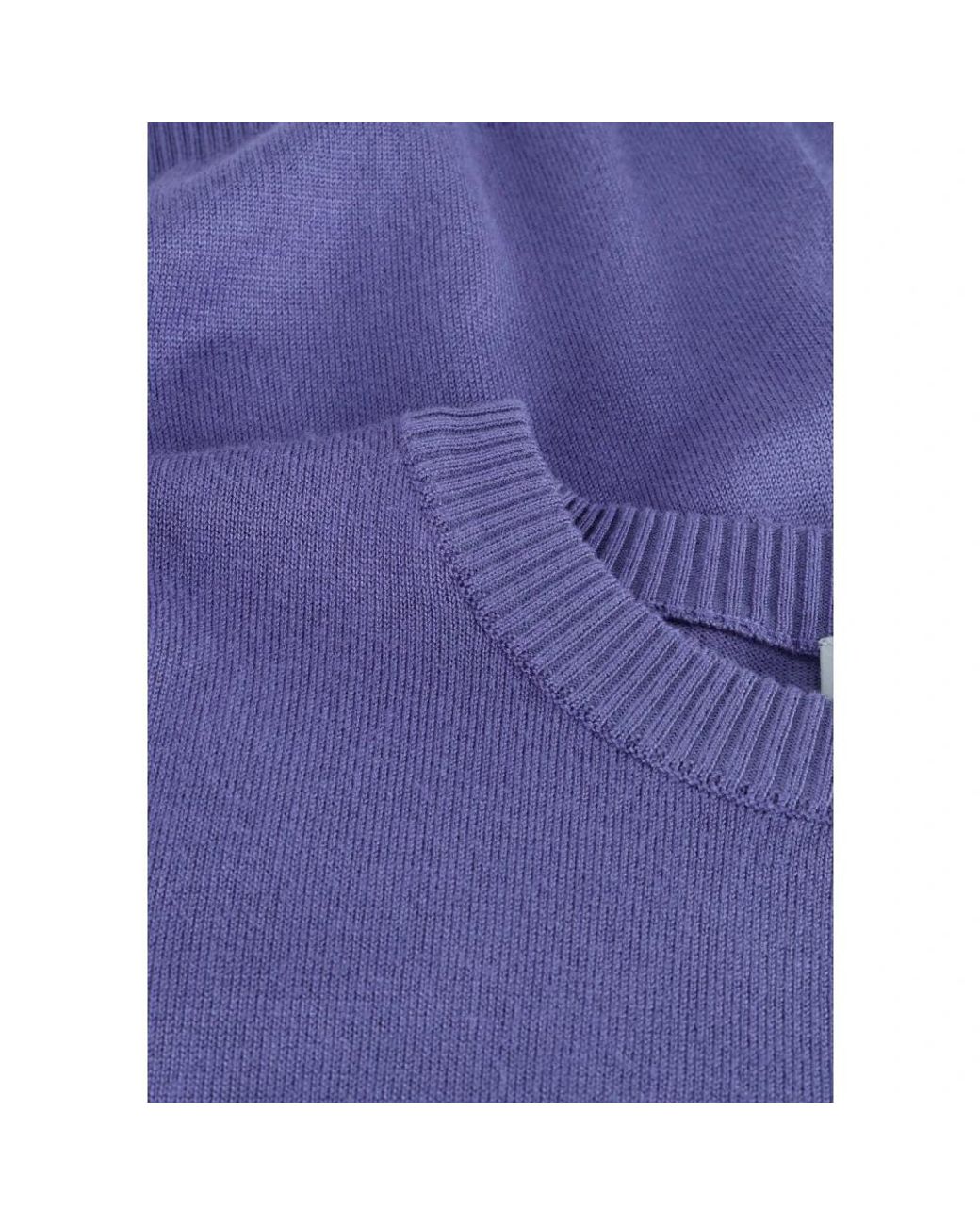 Minus Overhemden ,Blauw ,Blauwe Gebreide Tee Voor Vrouwen in het Blue