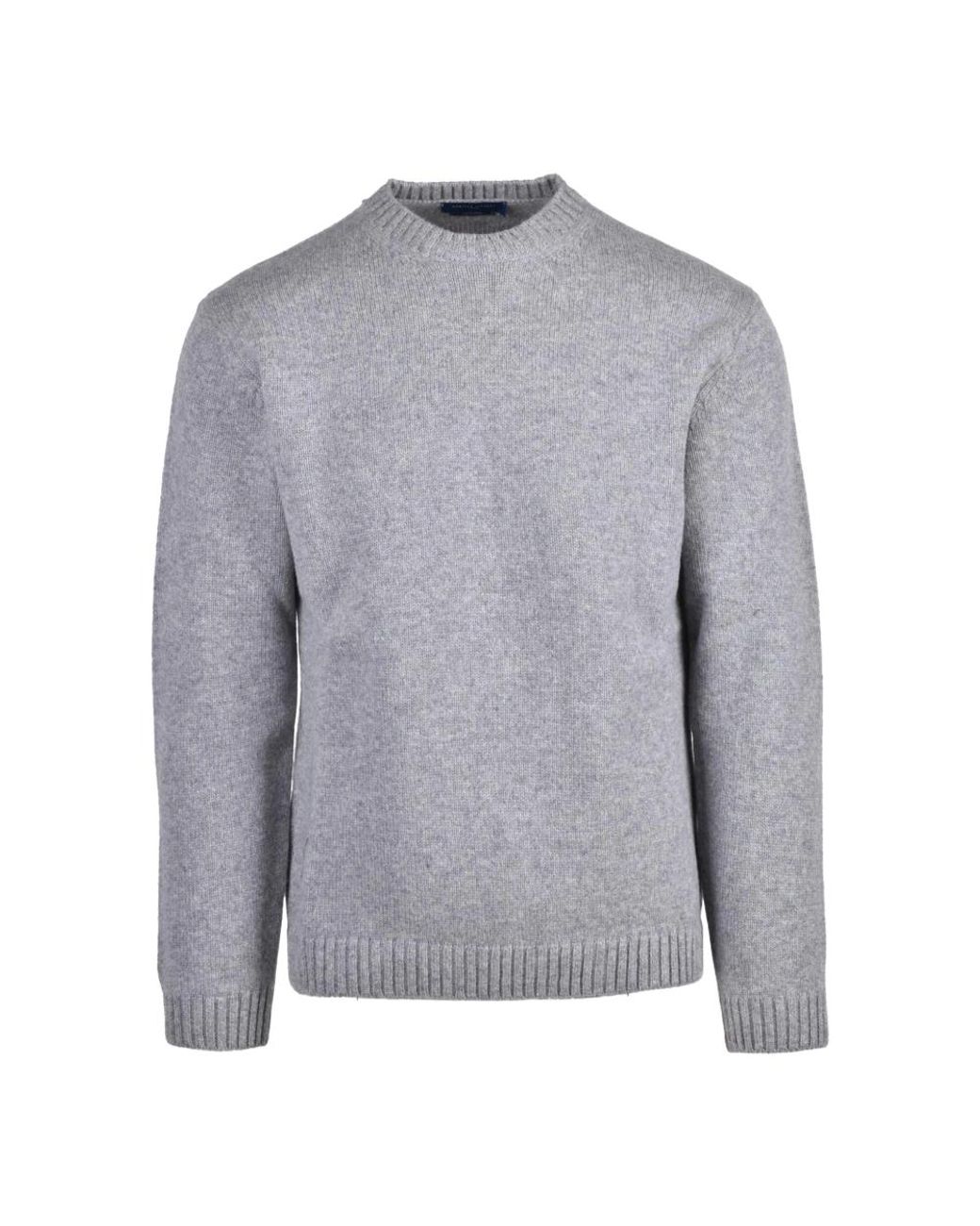 Daniele Fiesoli Gray Round-Neck Knitwear for men