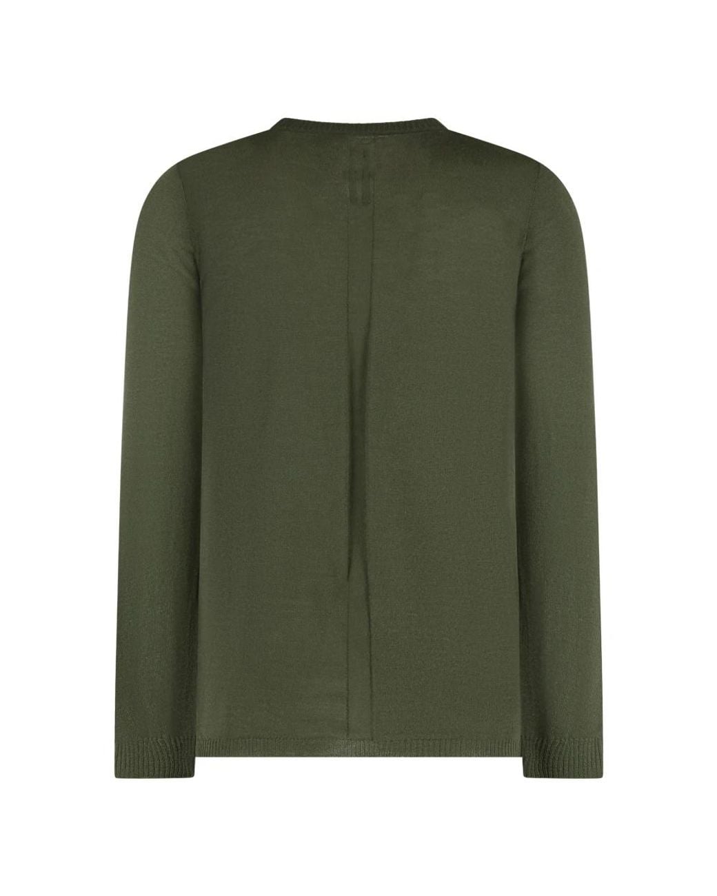 Round-Neck Knitwear Rick Owens de hombre de color Green