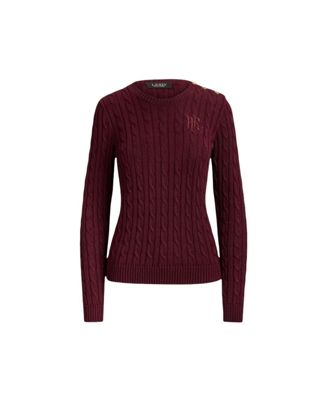 Ralph Lauren Purple Round-Neck Knitwear