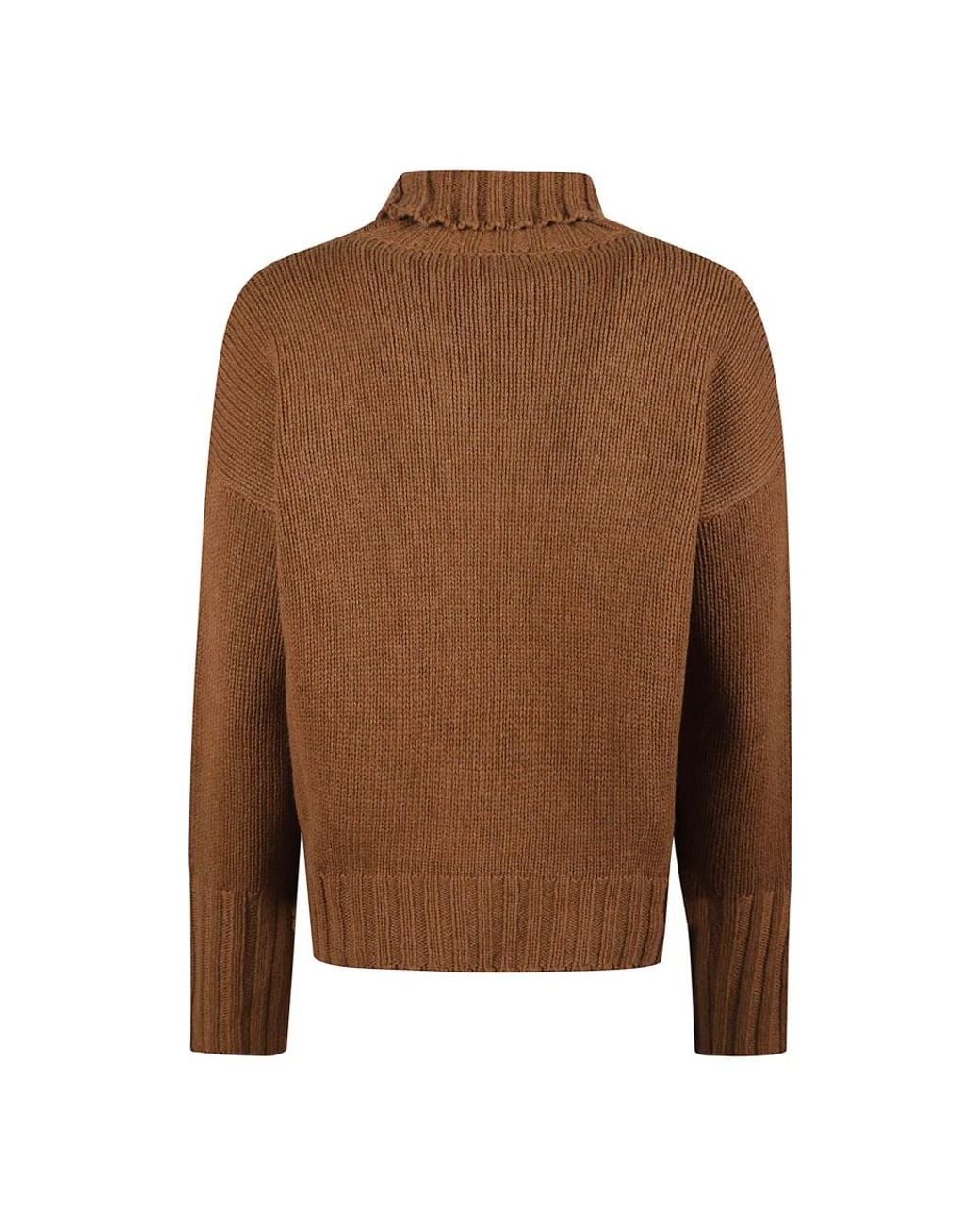 Turtlenecks Aragona de color Brown