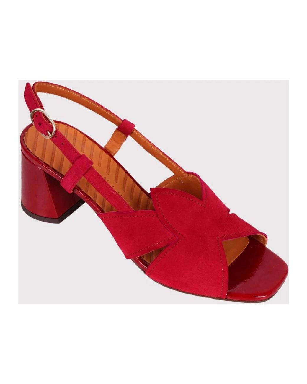 Chie Mihara Red High Heel Sandals
