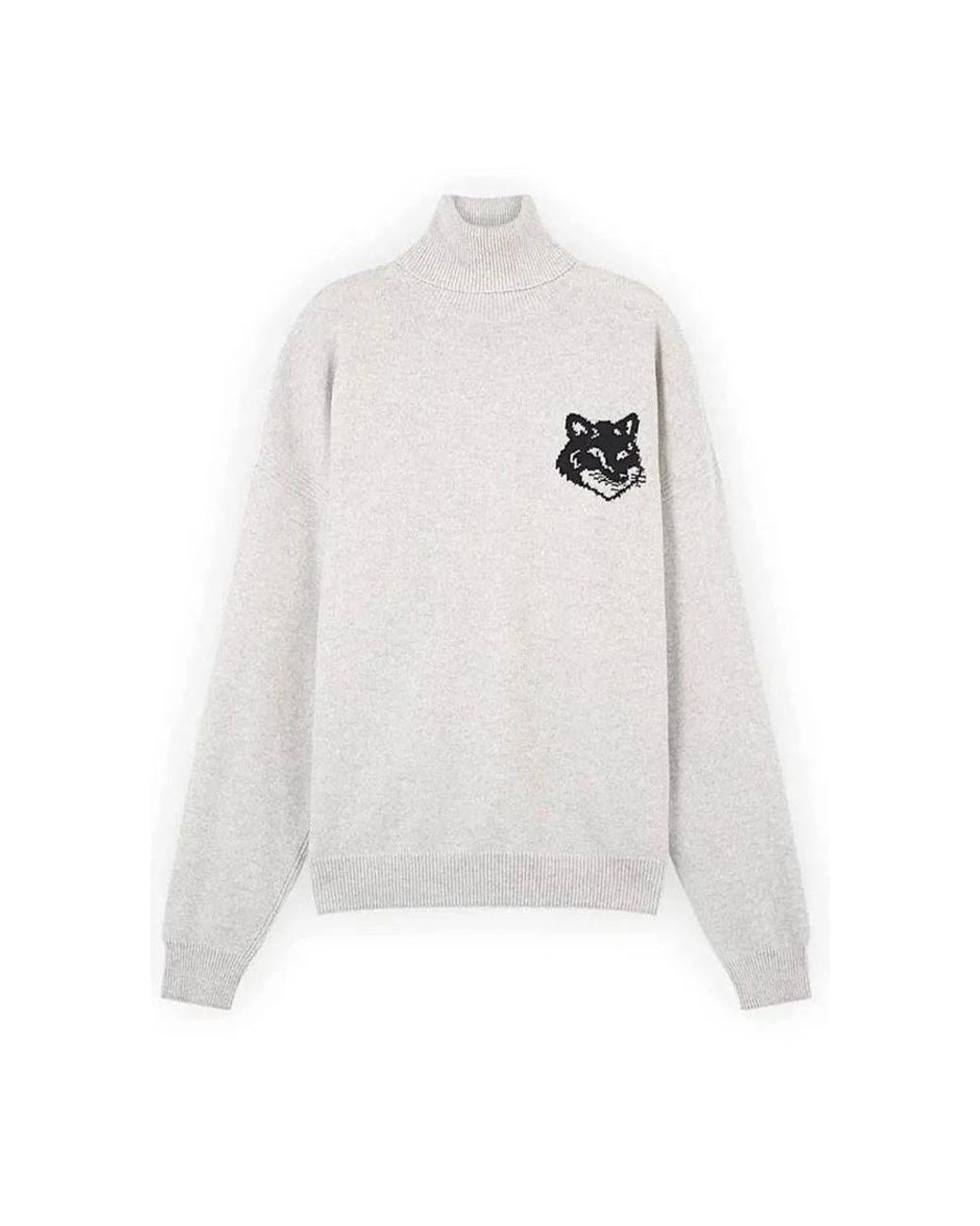 Maison Kitsuné White Turtlenecks for men