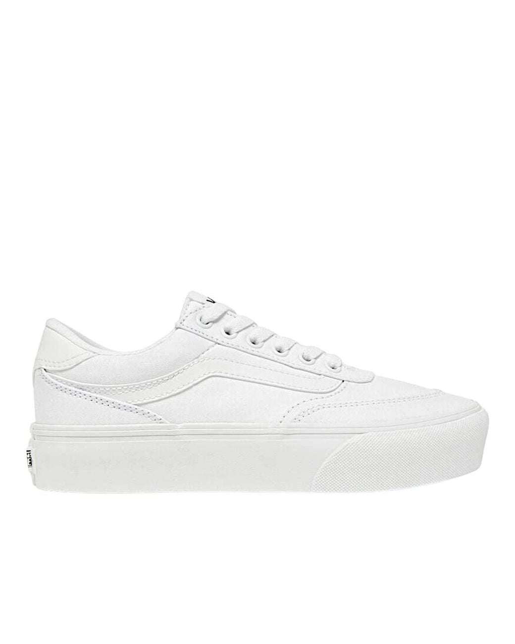Vans Brooklyn Ls Platform in het White