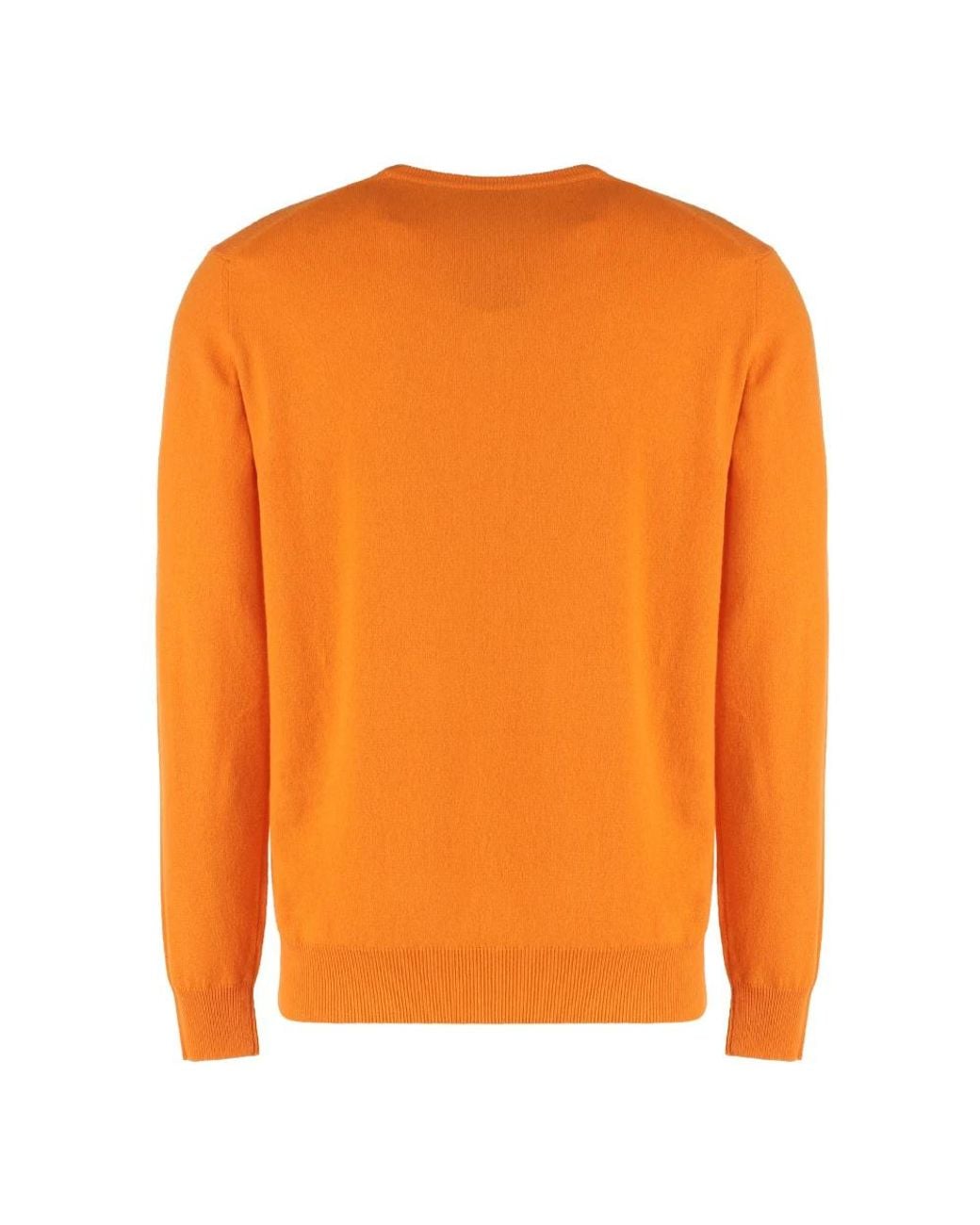 Moorer Orange Cashmere Knitwear for men