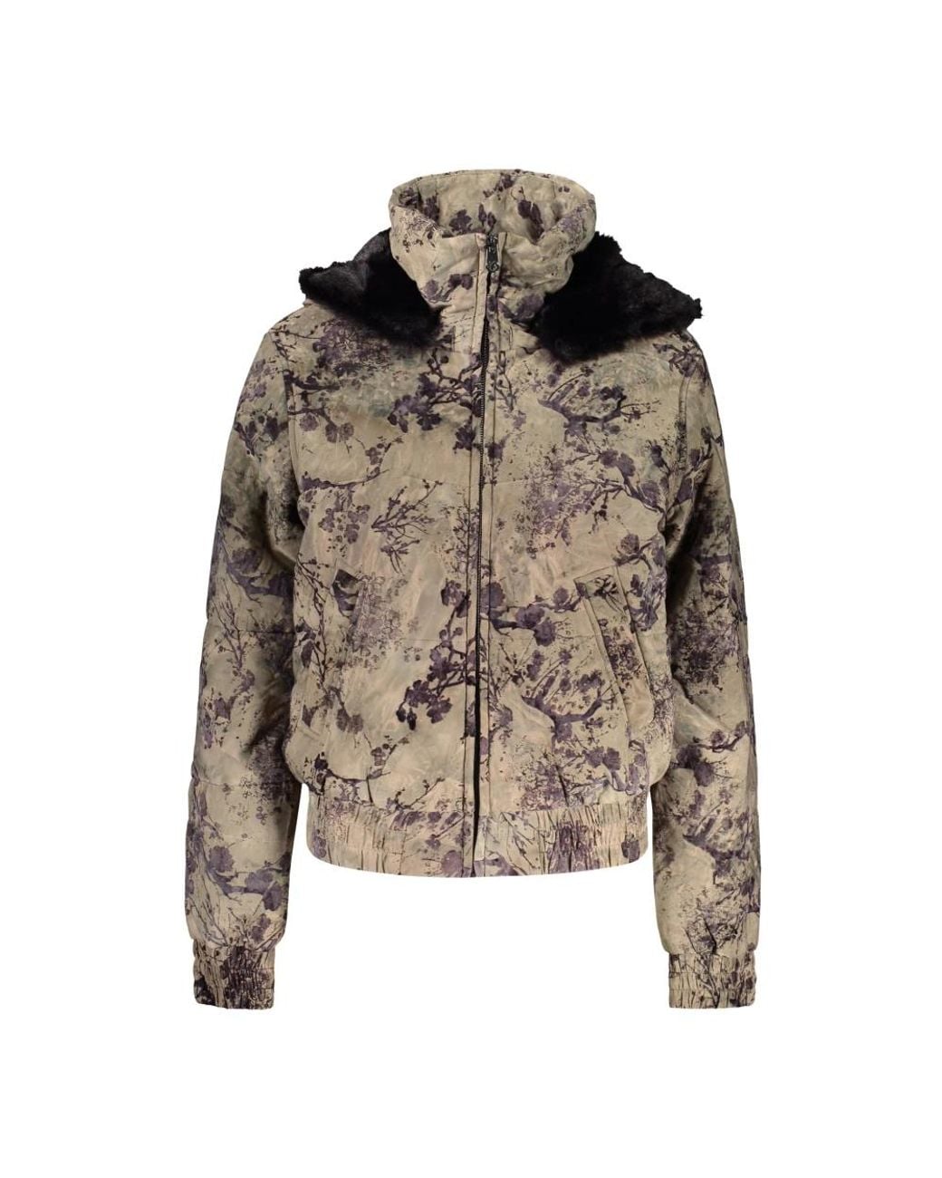 Desigual Brown Winter Jackets