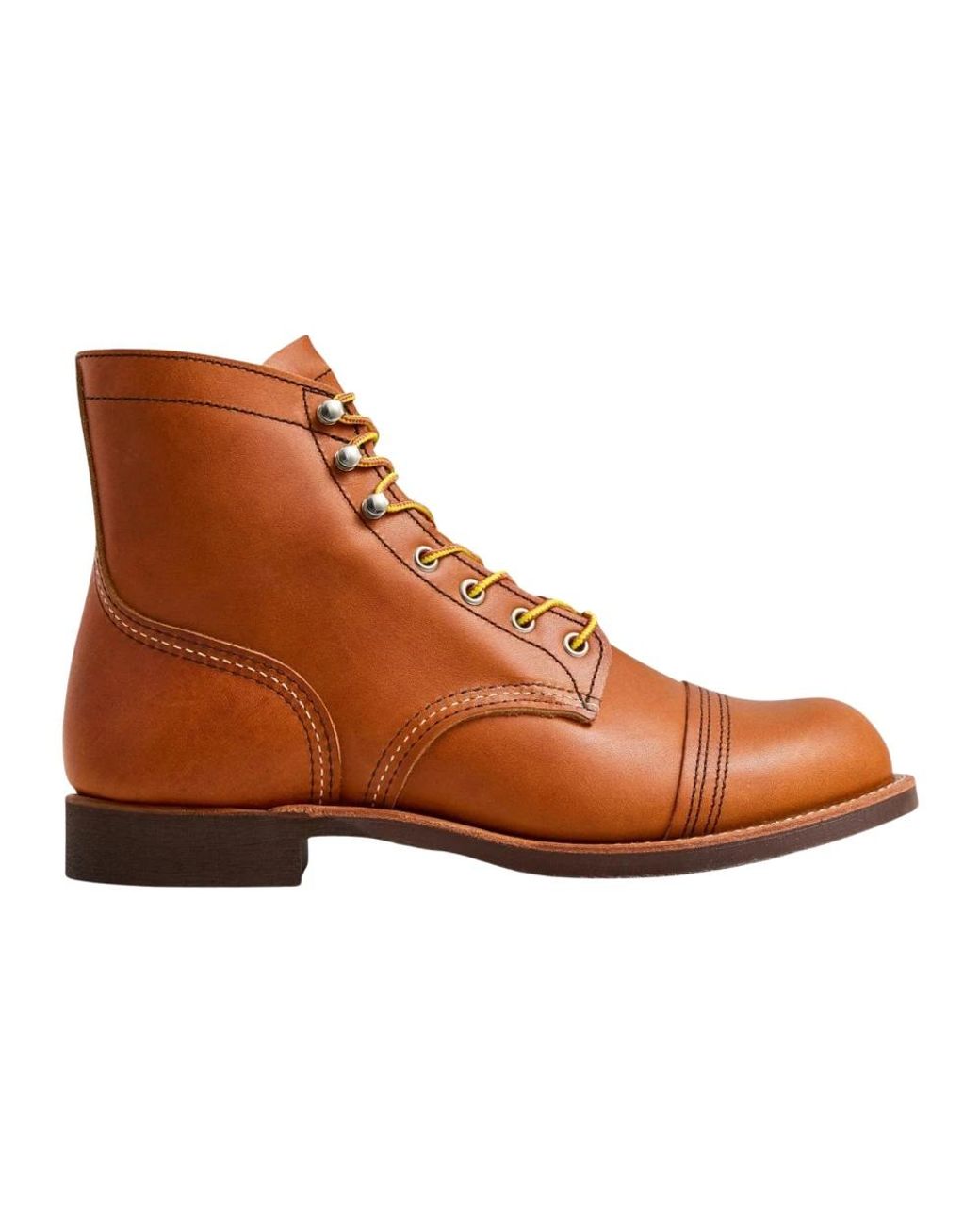 Red Wing Brown Lace-Up Boots for men