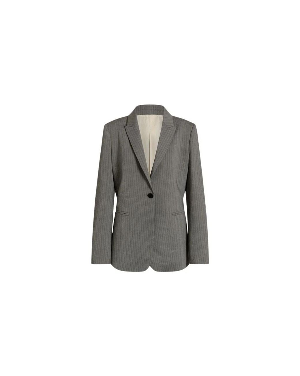 Alberta Ferretti Gray Blazers