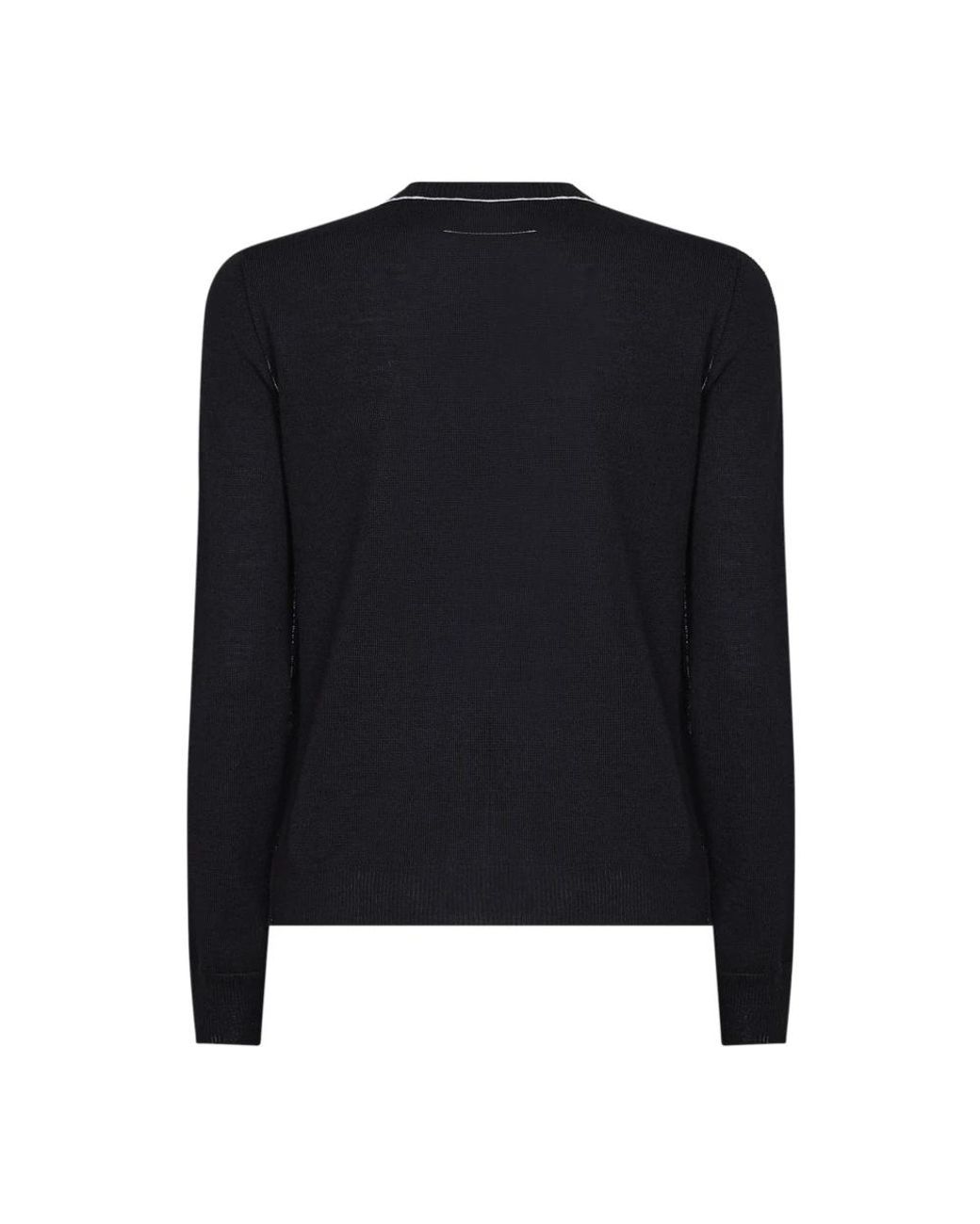 MM6 by Maison Margiela Black Cardigans