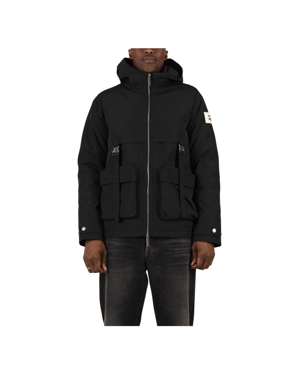 Winter Jackets AFTER LABEL de hombre de color Black