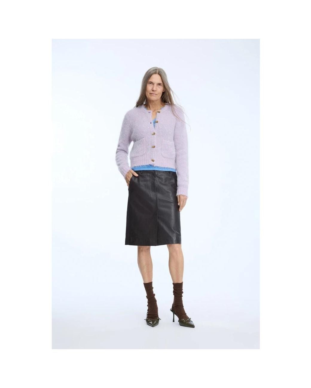 Cardigans Munthe de color Purple