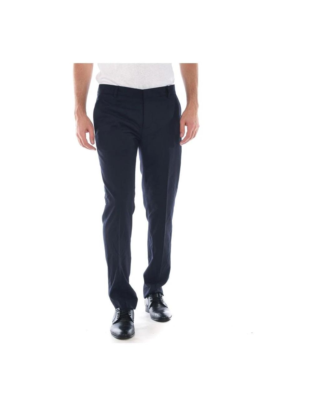 Daniele Alessandrini Blue Suit Trousers for men