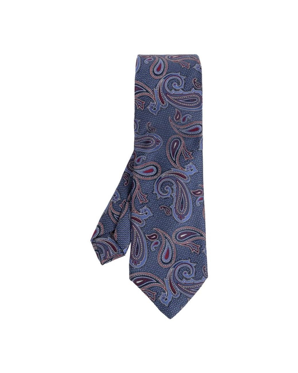 Etro Accessoires ,Blauw ,Das Met Paisley En Microdessin in het Blue voor heren