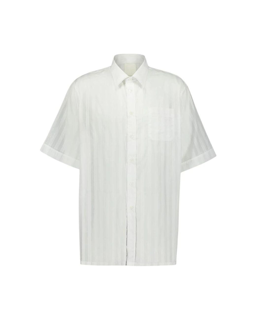 Givenchy White Short Sleeve Shirts for men