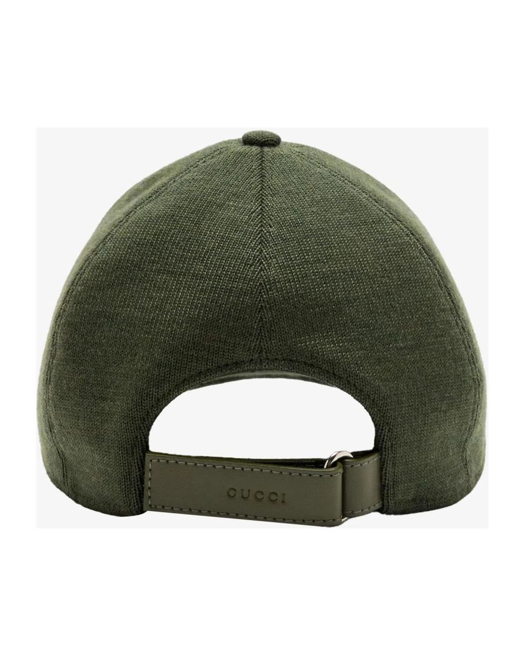 Gucci Woll-Baseballcap Mit Logo in Green für Herren