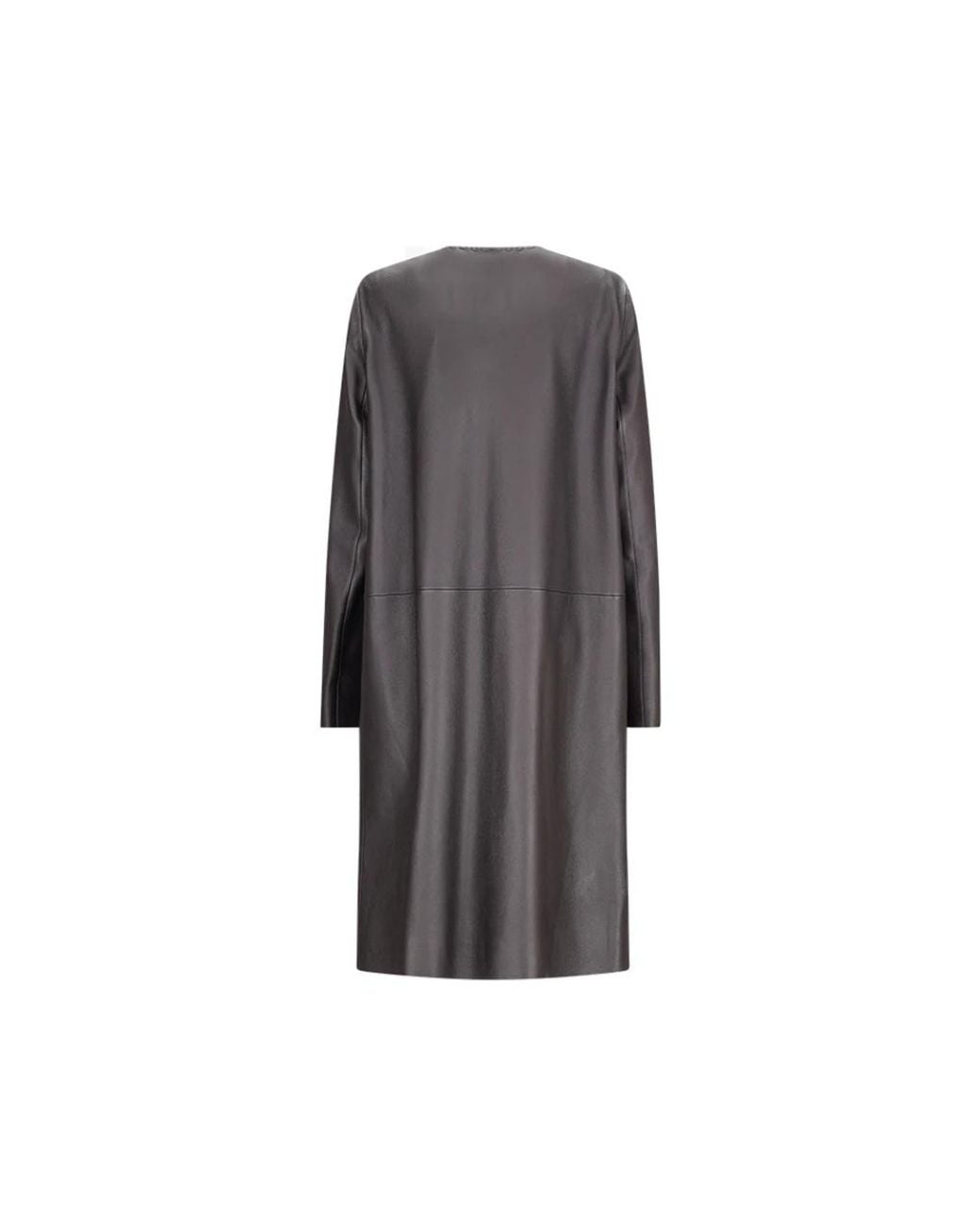Single-Breasted Coats Fendi de color Gray