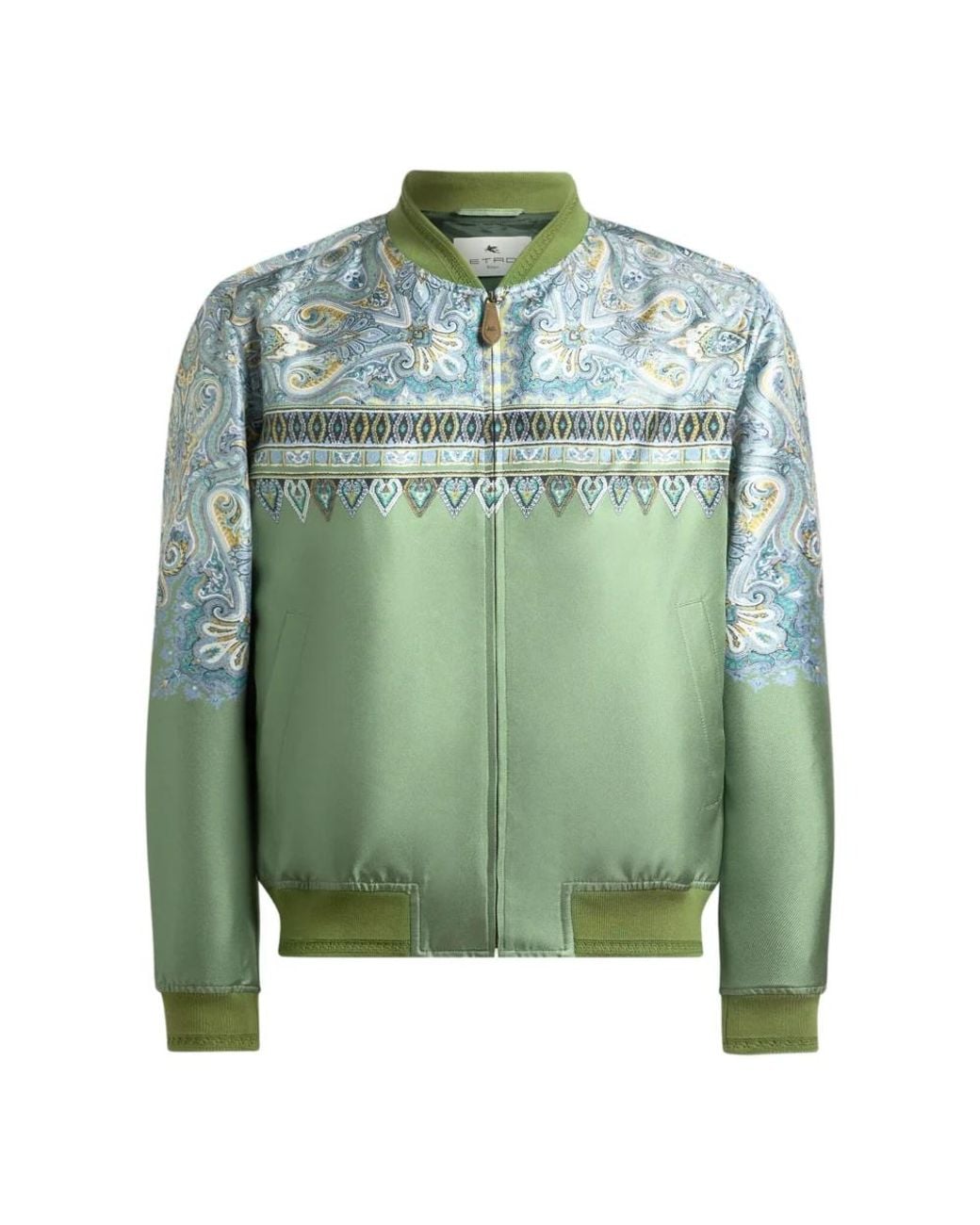 Etro Green Bomber Jackets for men