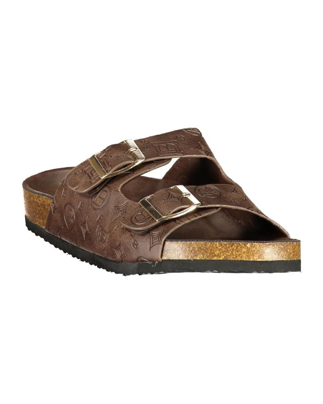 Laura Biagiotti Brown Sliders