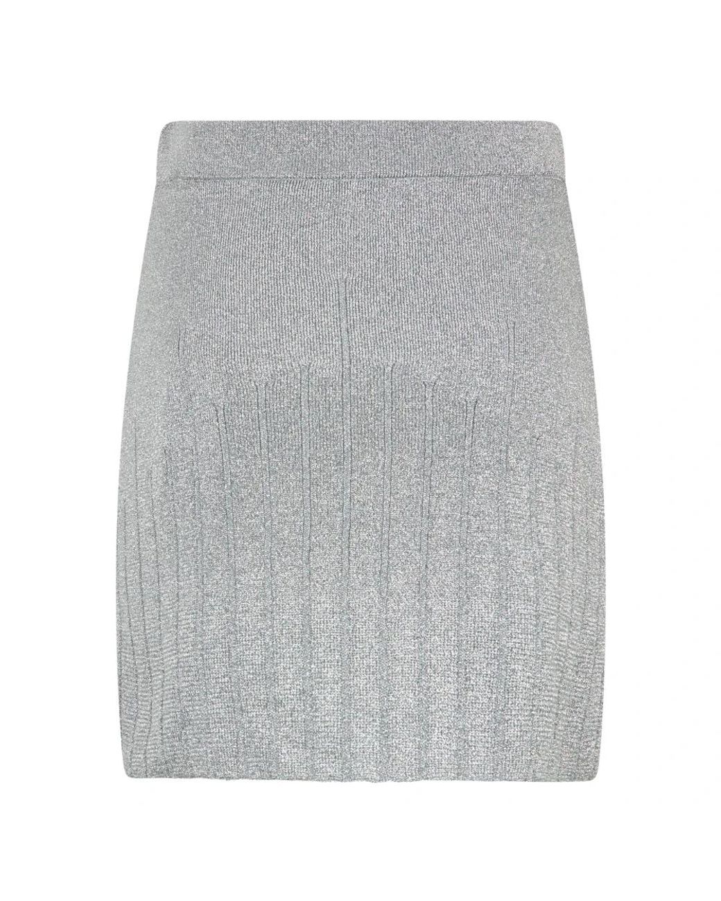 Alberta Ferretti Gray Short Skirts