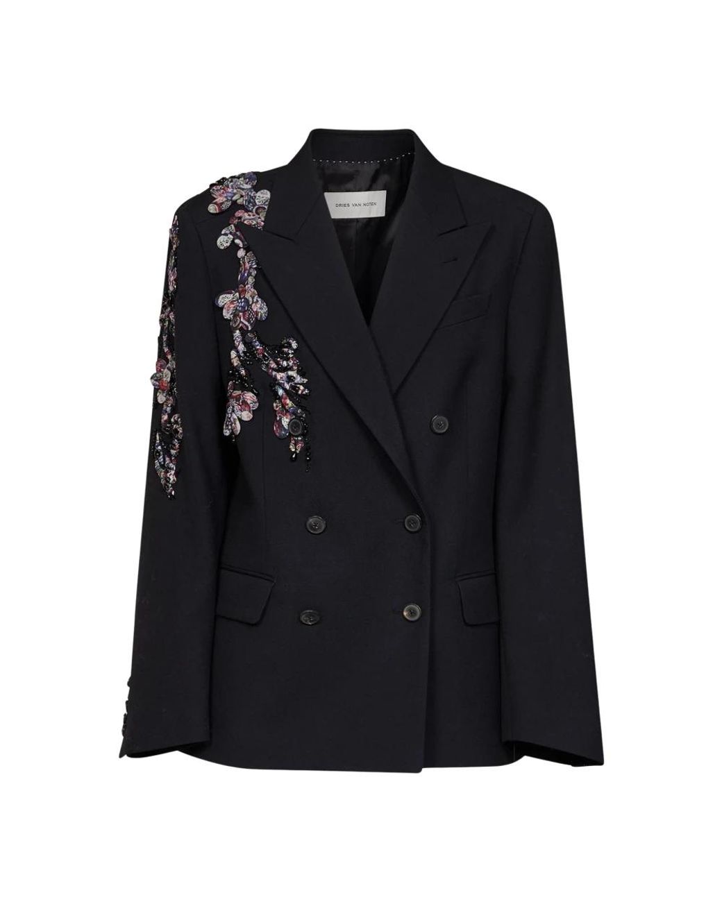 Dries Van Noten Black Blazers