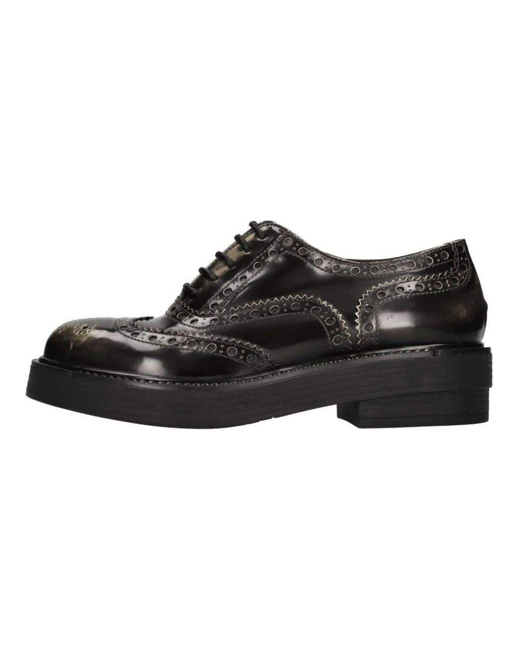 Strategia Black Laced Shoes