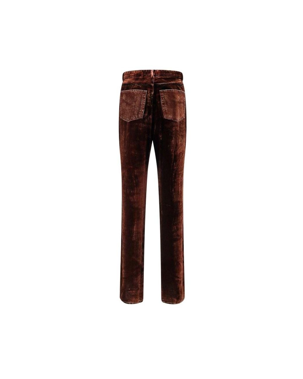 Pierre Louis Mascia Brown Straight Trousers